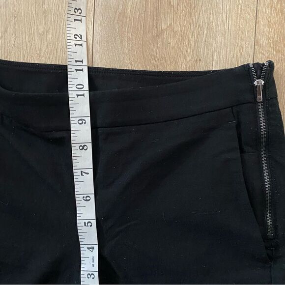 Kit And Ace Black Ankle Cropped Trousers Side Zip Womens Size 4 - Picture 4 of 7